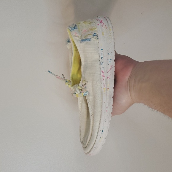 Hey Dude Youth Wendy Sugar Vibes Canvas Shoes Size 3 Ladies 4 - Picture 2 of 12